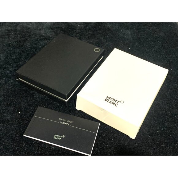 Montblanc Wallet Box Presentation Display Hard Case Black Empty 38036 - Picture 2 of 7